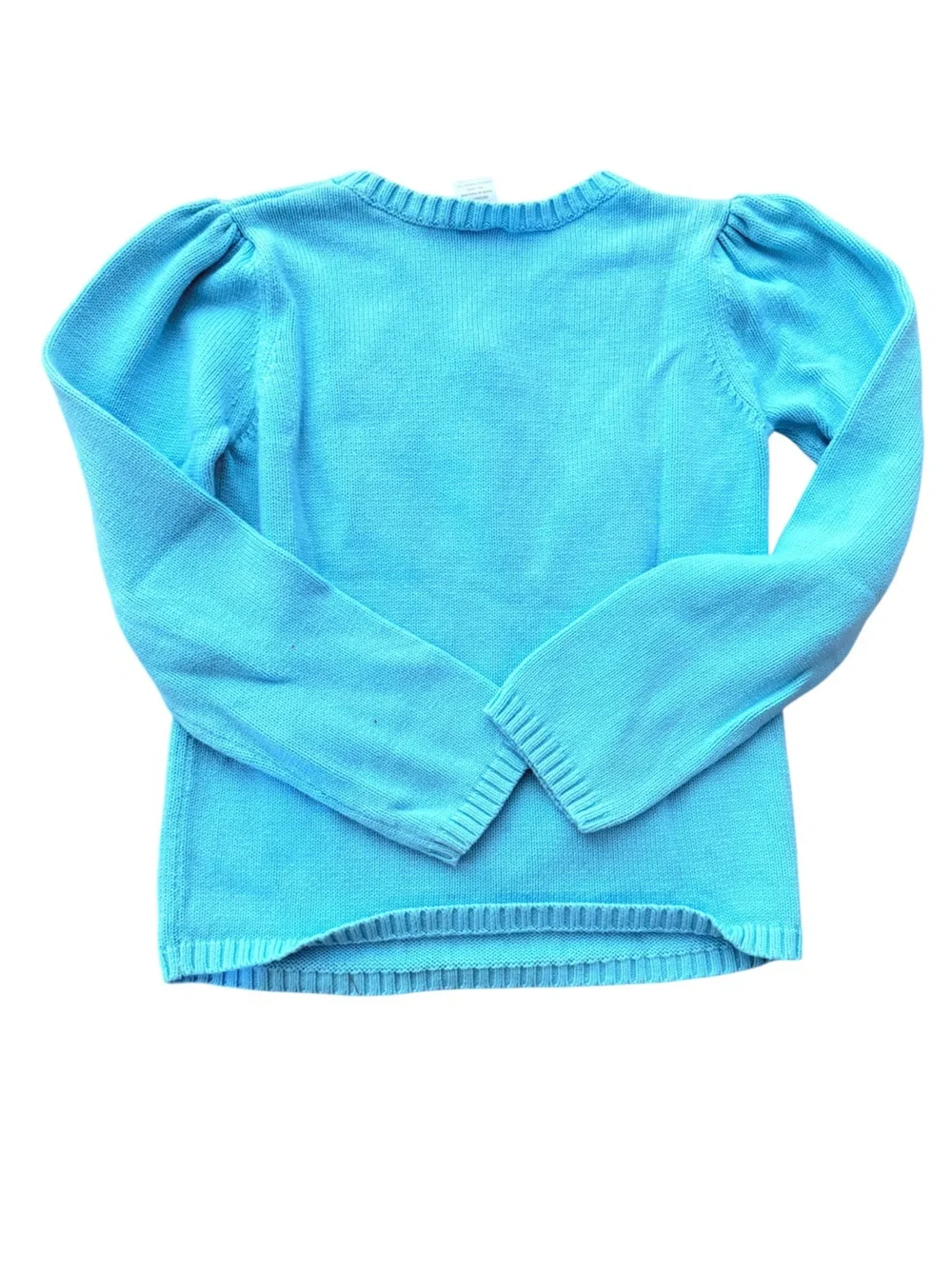 Gymboree girls size 10 blue cupcake puff sleeve sweater